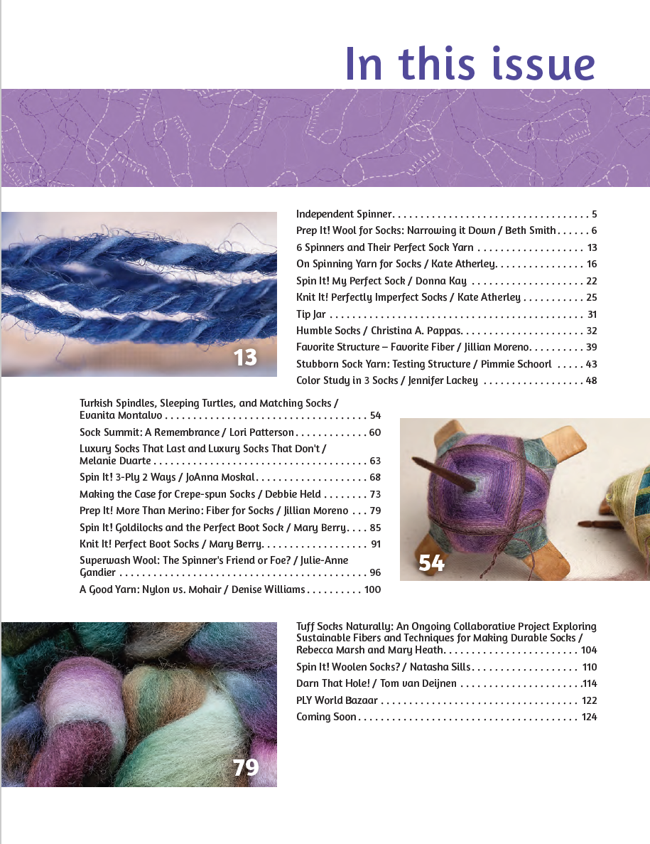 PLY #23 - Sock Yarn, Winter 2018