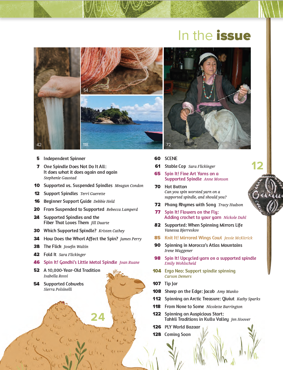 PLY #29 -  Supported Spindle, Summer 2020