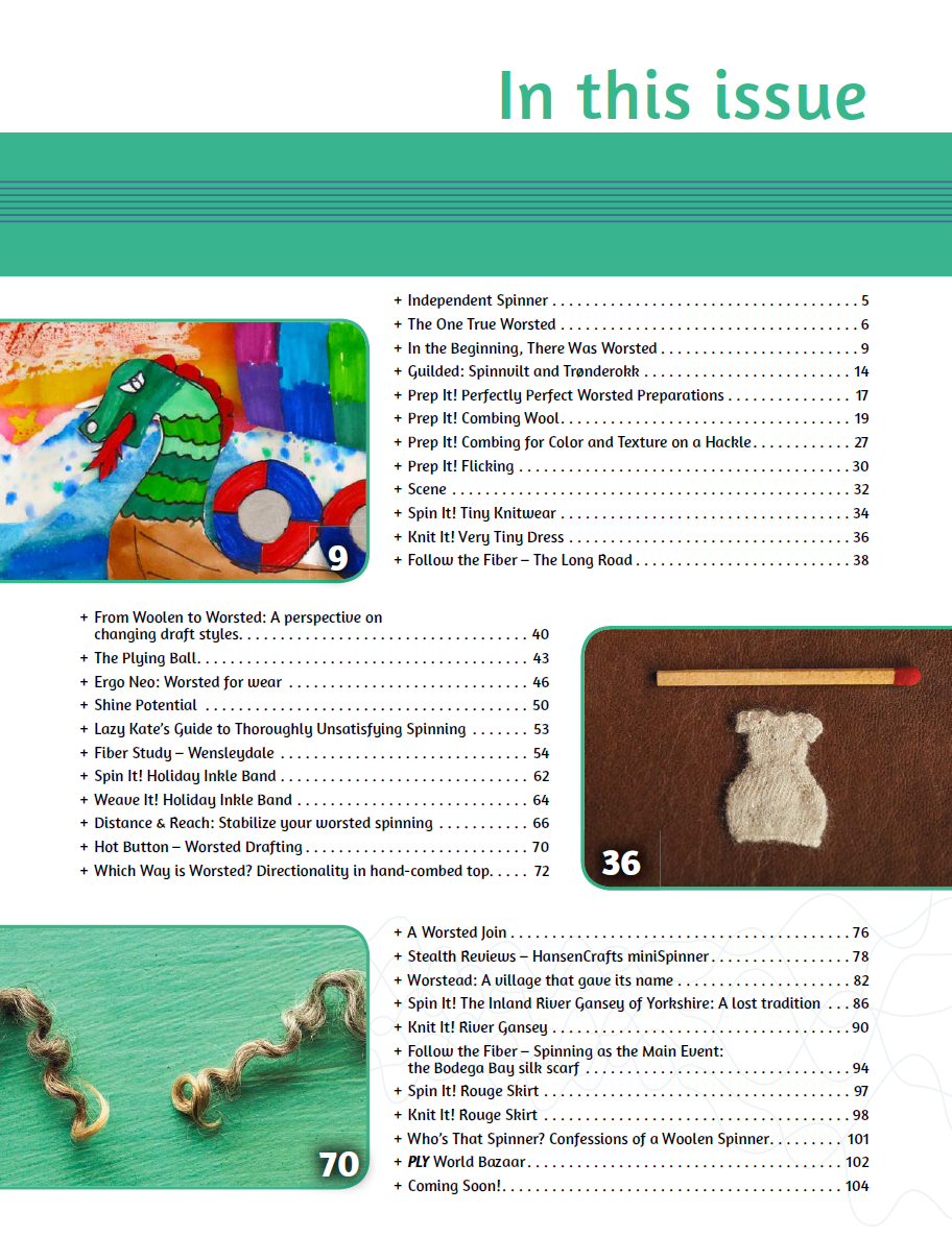 PLY #7 - Worsted, Winter 2014