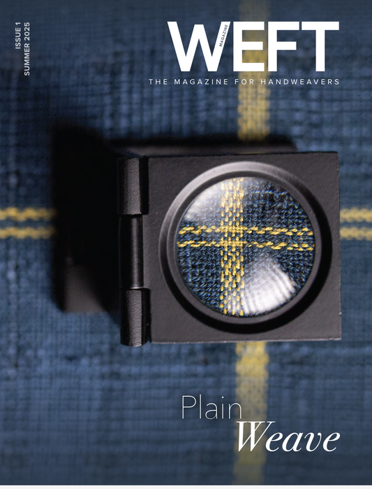 WEFT #1 - Plain Weave, Summer 2025