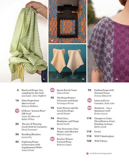 WEFT #4 - Drape, Spring 2026